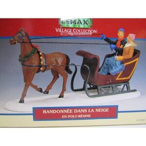 Lemax Village Collection Dashing Through the Snow Horse Carriage 2000